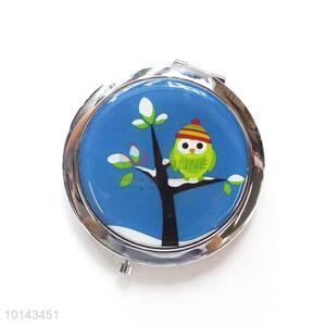 Round Color Printing Mini Compact Mirror Pocket Mirror