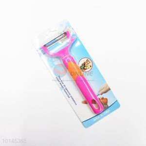 Fashion simple pink cute vegetable&fruit peeler