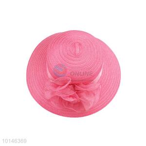 Women's Beach Cap/Sun Hat With Flowervoice