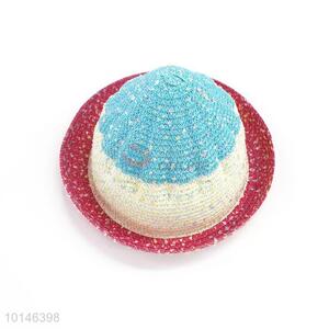 Child Steeple Top Straw Cap Summer Sun Hat