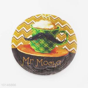 New Advertising Round Ceramic Fridge Magnet