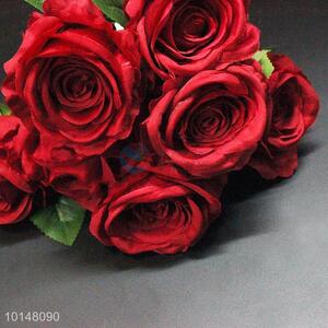 Seven head queen rose artificial flowers