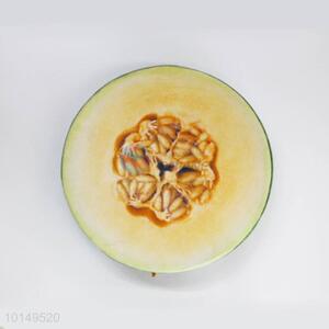 Likable Hami Melon Design Round Seat Cushion