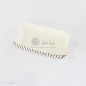 Customized delicate rectangular paper cakecup cups wholesale