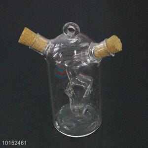 Creative Shaped Glass Oil and Vinegar Cruet Soy Sauce Vinegar Seasoning Bottle