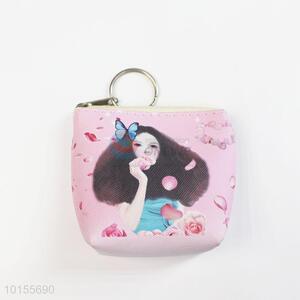 Hot sales pretty girl pink coin purse