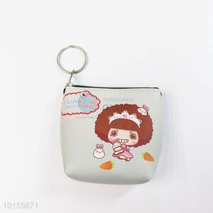 Simple cute girl coin purse