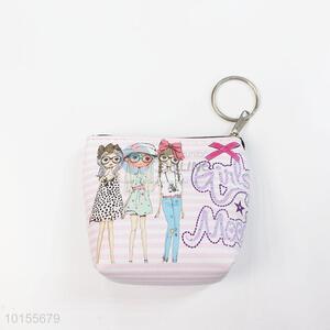 Wholesale eco-friendly material girl coin purse