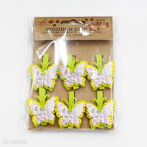 Wholesale Clothespin Peg DIY Clothes Clip in Butterflies Shape