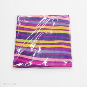 Striped Printed Tissue Paper Napkin for Sale