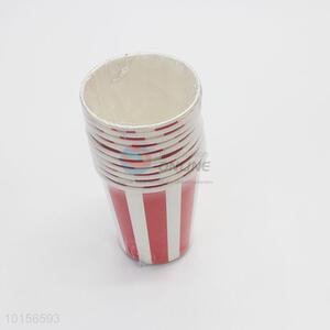 Wholesale striped drinking paper cups