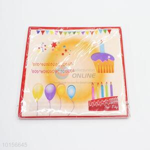 Wholesale price birthday party paper napkin