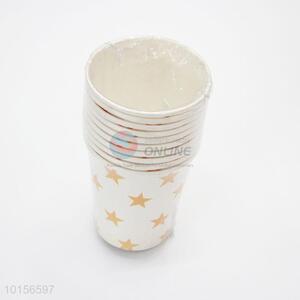 Star printed drink disposable coffee paper cups