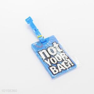 Fashion cheap price pvc words luggage tag