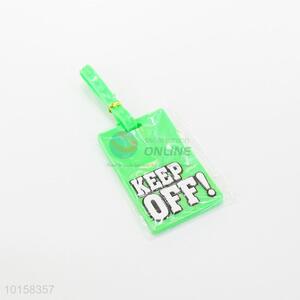 Good quality cheap pvc words luggage tag