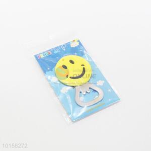 Fashion emoji smile pvc fridge magnet opener