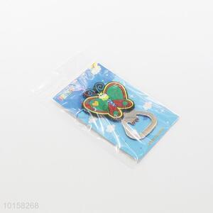 Lovely design butterfly shaped pvc fridge magnet opener