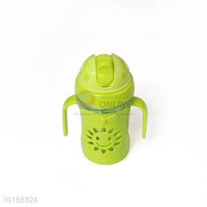 New Design Green Plastic Bottle With Two Handles