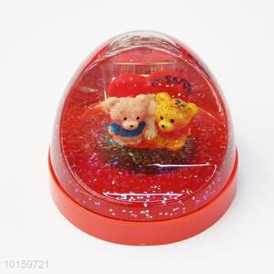 Red  decoration acrylic bear penholder