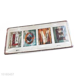 Creative Love Wall Decorative Painting Wall Sign