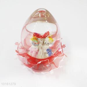 Glass Water Snow Globe with LED light