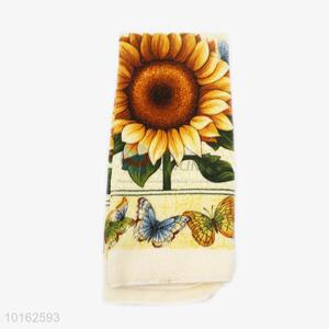 Cheap new style high sales sunflower tea towel