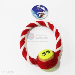 Cotton Rope Chew Knot With Tennis