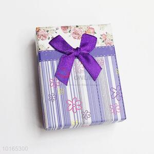 Beautiful Wholesale Jewelry Paper Gift Box in Rectangle Shape