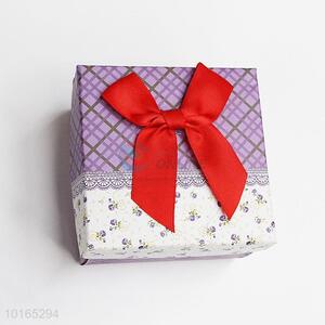 Wholesale Cheap Jewelry Paper Gift Box in Square Shape