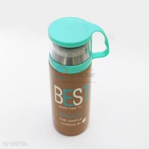 350ml New Customized Coffee PP+Stainless Steel Water Bottle