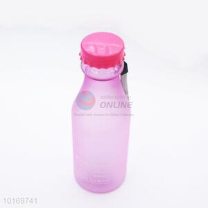 500ml Creative Design Pink Frosted PC Water Bottle