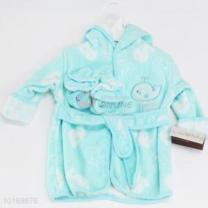 Top sale low price children bathrobe&shoes