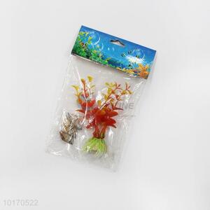 Aquarium decoration plastic plant&shells