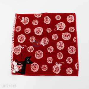 Latest Design 100% Cotton Towel Kitchen Towel with Jacquard Cat