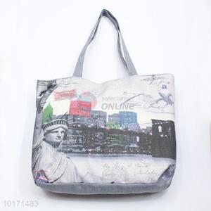 Cheap building pattern shopping bag/tote bag/travel bag