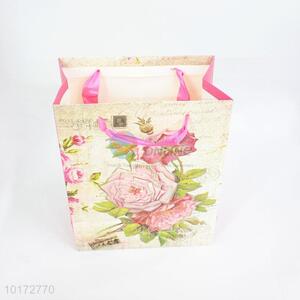 High quality handle printed paper bags