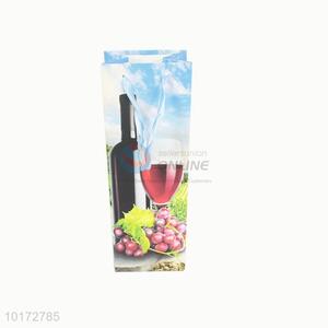 Factory wholesale paper gift bag for wine bottle