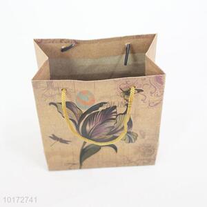 Shopping/gift/bakery cheap handle kraft paper bag