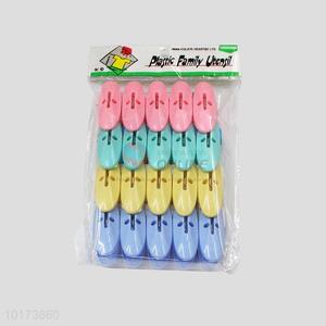 Hot Sale PP Clothes Pegs Plastic Clips, 20Pieces/Bag