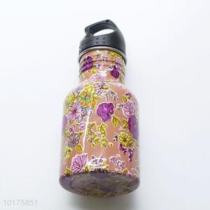 Eco-friendly Flower Printed Mini Sport Water Bottle