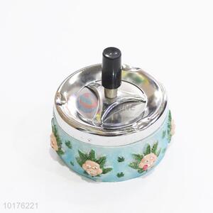 Utility cheap metal ashtray jar