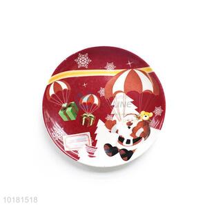 Popular Round Ceramic Plate For Christmas