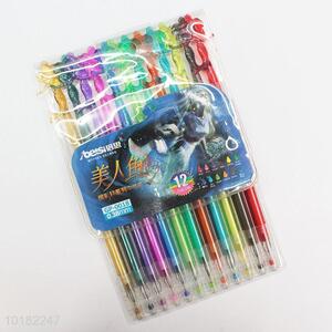 Hot Sale Cartoon Mermaid Shaped Gel Ink Pen