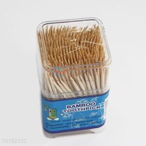 Wholesale Square Bottle Disposable Bamboo Toothpick