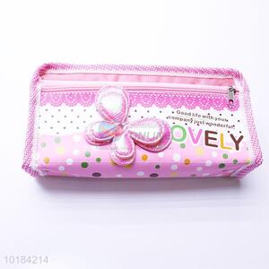 Promotional butterfly custom stationery pencil bag