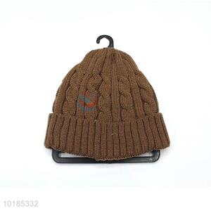 New Design Knitted Winter Hat With Pompom