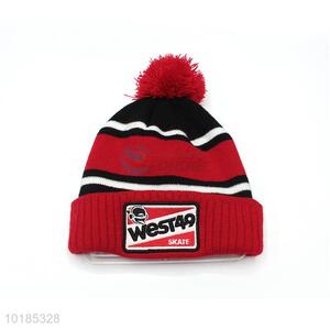 Best Sale Embroidered Winter Hat With Pompom