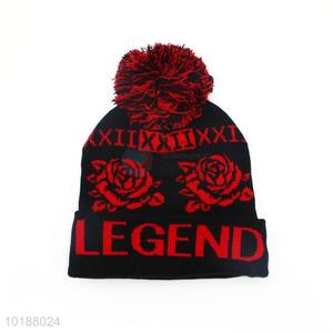 Hot Selling Knitted Hat With Pompom