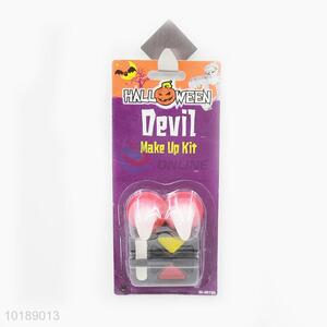 Halloween Face Paint Set With Artificial Horns