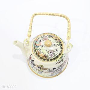 Wholesale Flower Pattern Ceramic Teapot for Present